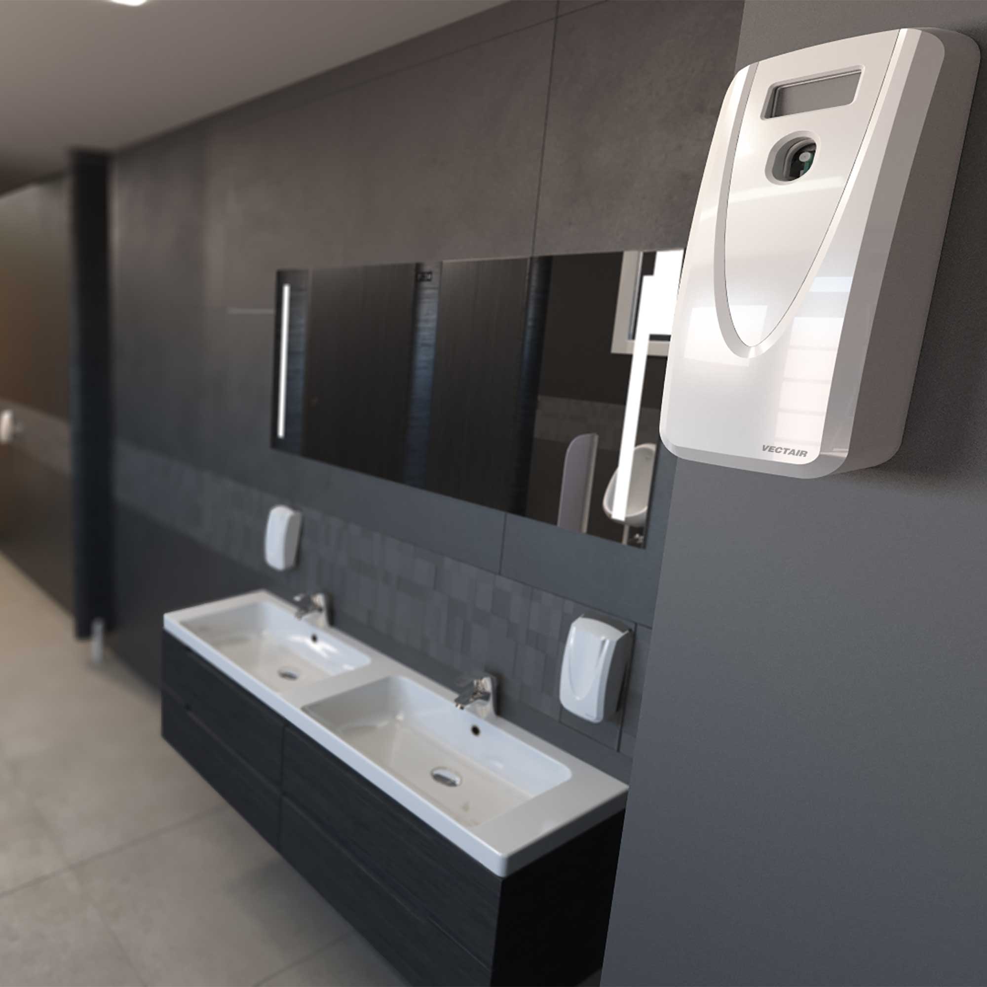 Airoma MVP Dispenser in Washroom