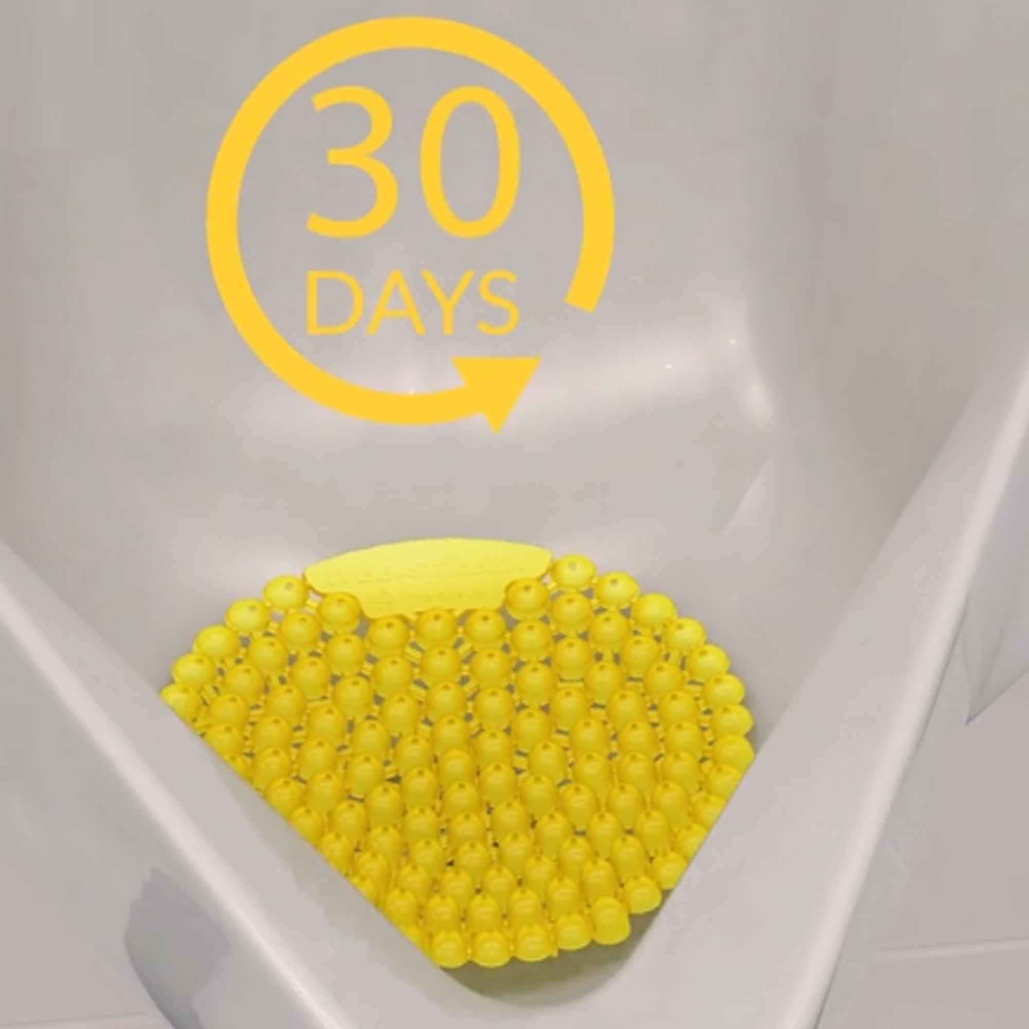 Wee-Screen® 30 Day Urinal Screen in urinal