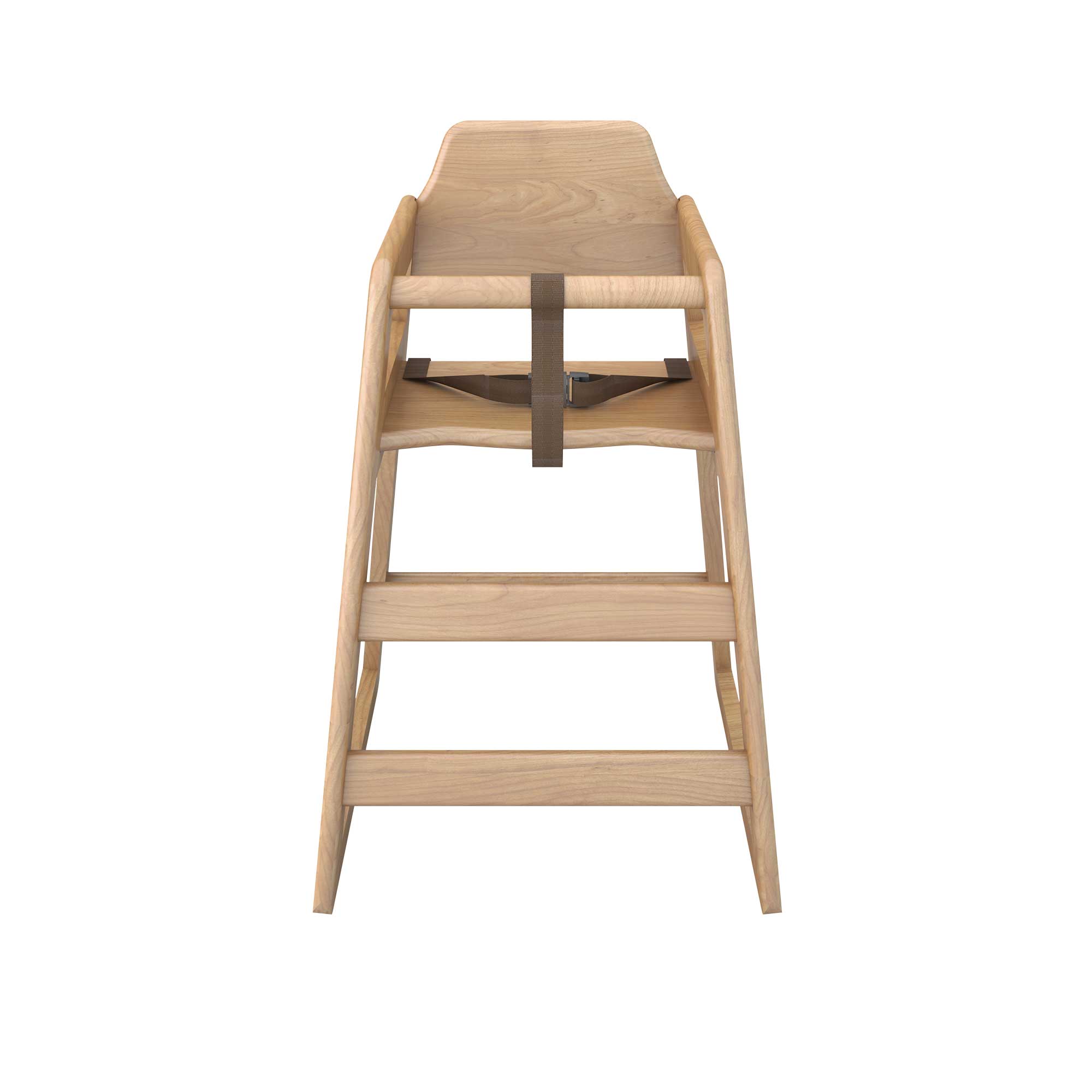 Babyminder High Chair Natural Wood